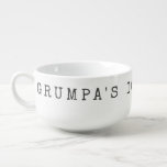Mug À Soupe Grumpa's Ice Cream for Grumpy Grandpa Funny Gift<br><div class="desc">Grumpa's Ice Cream for Grumpy Grandpa Amusy Soupe cadeau Mug</div>