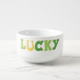 Mug À Soupe Lucky St patrick Word Graphic