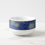 Mug À Soupe "Nuit étoilée" par Van Gogh<br><div class="desc">Ce design présente une reproduction en très haute résolution non altérée et non modifiée du célèbre tableau "Starry Night" de Van Gogh.</div>