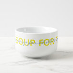 Mug À Soupe Personnaliser de pâte de porcelaine Personnaliser<br><div class="desc">Personnalisez votre "bol à soupe de poulet" en changeant le texte. Choisissez votre style de police préféré, la couleur, la taille et le libellé. Profite ! ! ! Merci de vous être arrêté et de faire du shopping. Très apprécié ! ! ! Style : Mug de soupe Rendre le repas...</div>