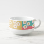 Mug À Soupe Petit-déjeuner frits aux oeufs Brunch coloré Cuisi<br><div class="desc">Motif d'art avec bouillie à soupe aux oeufs</div>