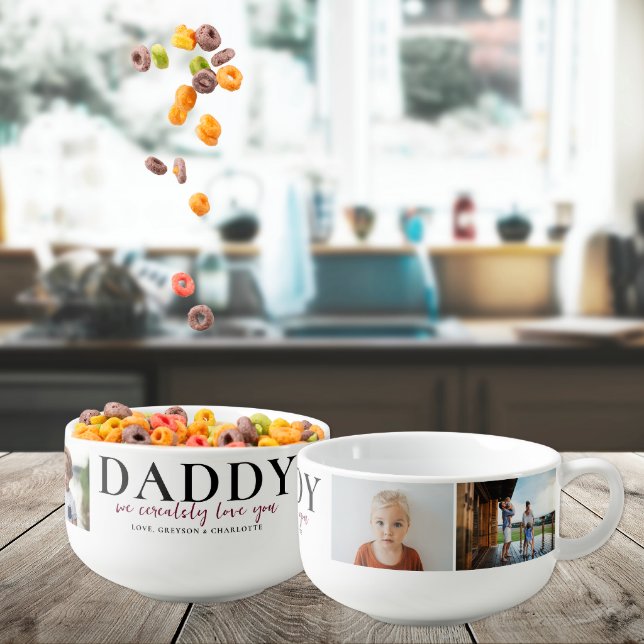 Mug À Soupe Tu t'aimes vraiment | Papa's Cereal 4 Photo Bowl