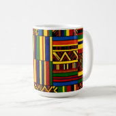 Mug A stylized interpretation of "Kente" print (Devant droit)