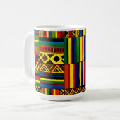Mug A stylized interpretation of "Kente" print (Devant gauche)