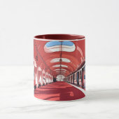 Mug A subway station, likely designed in a retro (Centre)