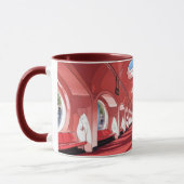 Mug A subway station, likely designed in a retro (Gauche)