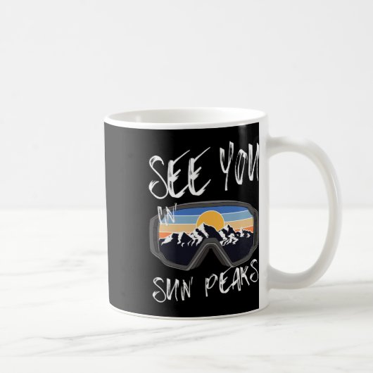 Mug À Sun Peaks Vacation Ski Goggings (Droite)