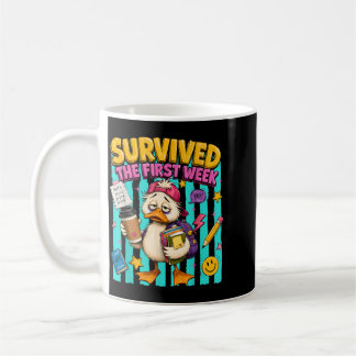 Mug A survécu à la première semaine drôle d'oie retour