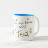 Mug à thé à deux tons pour sorcière (Devant droit)