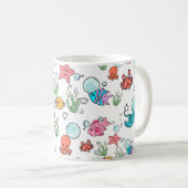 Mug à thème créature marine. Mug à animaux marins (Devant droit)