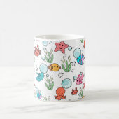 Mug à thème créature marine. Mug à animaux marins (Centre)