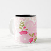 Mug à thème d'amour "Je t'aime un café !" (Devant gauche)