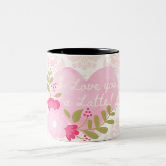 Mug à thème d'amour "Je t'aime un café !" (Centre)
