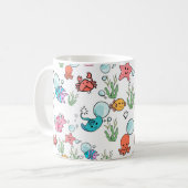 Mug à thème de créature marine. Boug d'animaux mar (Devant gauche)