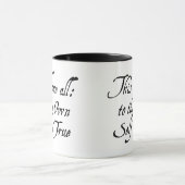 Mug À Thine possédez l'individu soit vrai (Centre)