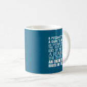 Mug A Train Engineer And 3 Idiots Funny Joke  (Devant droit)