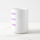 Mug À trop deux grammaire - Funky Homophone Pun Don (Centre)