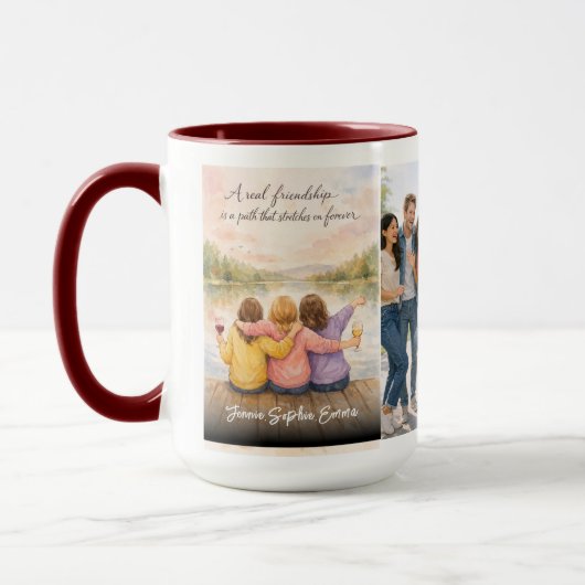 Mug A True Friendship | Friendship Day | Inspirational (Gauche)