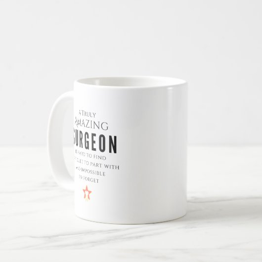 Mug A Truly Amazing Surgeon Personalized (Devant gauche)