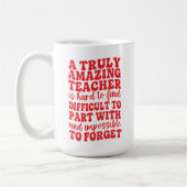 Mug A Truly Amazing Teacher is Hard to Find Apple (Gauche)