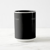 Mug à typographie - Icône noire (Centre)