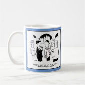 Mug À un mariage, le témoin avertit le marié. Drôle (Gauche)