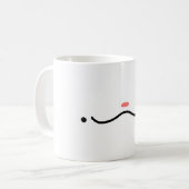Mug à visage idiot et idiot (Devant gauche)