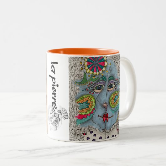 Mug à visage lunaire (Devant droit)