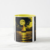 Mug à voile Serenity sur la Lune. (Centre)