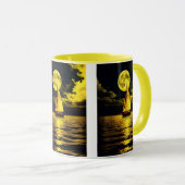 Mug à voile Serenity sur la Lune. (Devant droit)