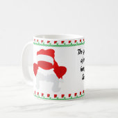 Mug À vos proches un Noël béni. (Devant gauche)