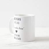 Mug A Wise Woman Once Said Retirement Gift For Woman,  (Devant gauche)