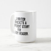 Mug a writer concocts a different story for every read (Devant gauche)