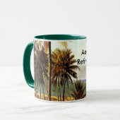 Mug Aaah...Retraite, Scène de Floride, (Devant gauche)