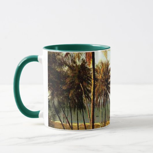 Mug Aaah...Retraite, Scène Floride, (Gauche)