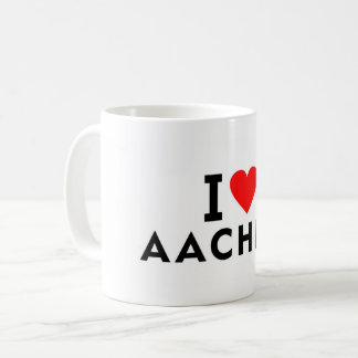 Mug Aachen Germany love city heart like travel