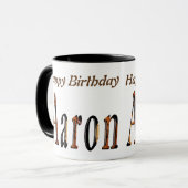 Mug Aaron Boys Nom Logo, (Devant gauche)