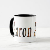 Mug Aaron Boys Nom Logo, (Devant gauche)