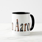 Mug Aaron Boys Nom Logo, (Devant droit)