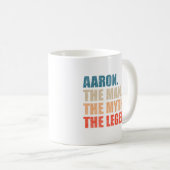 Mug Aaron l'homme le mythe la légende (Devant droit)