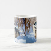 Mug Aaskan Malamute Laisser Il Neige Noël (Centre)