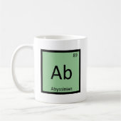 Mug Ab - Chimie Éthiopienne Tableau Périodique Élément (Gauche)