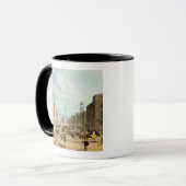 Mug Abaissez la rue de régent, pub. par Ackermann, (Devant gauche)