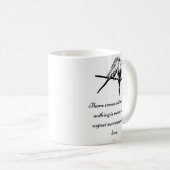 Mug "Abandonner pour l'amour" - Citation de Roumi (Devant droit)