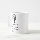 Mug "Abandonner pour l'amour" - Citation de Roumi (Devant gauche)