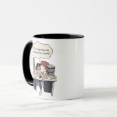 Mug « Abandonner serait plus facile » Design amusant (Devant gauche)