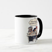 Mug « Abandonner serait plus facile » Design amusant (Devant droit)