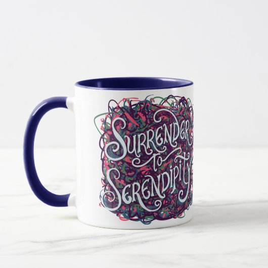 Mug Abandonnez-vous à la Sérendipité (Gauche)