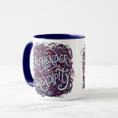 Mug Abandonnez-vous à la Sérendipité (Devant gauche)