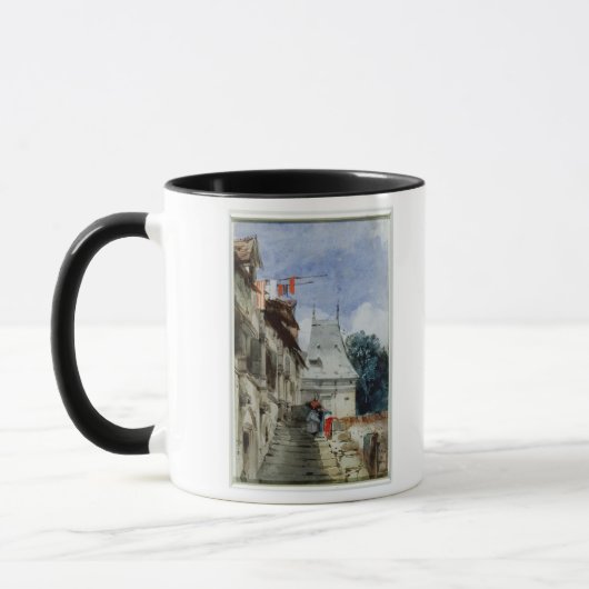 Mug Abbaye St-Amand, Rouen (la semaine, bodycolour et (Gauche)
